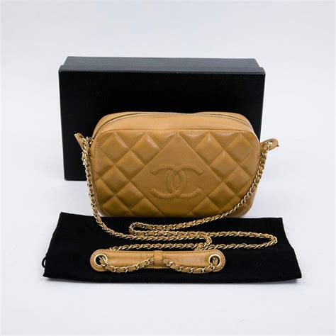 camel chanel bag|chanel crossbody camera bag.